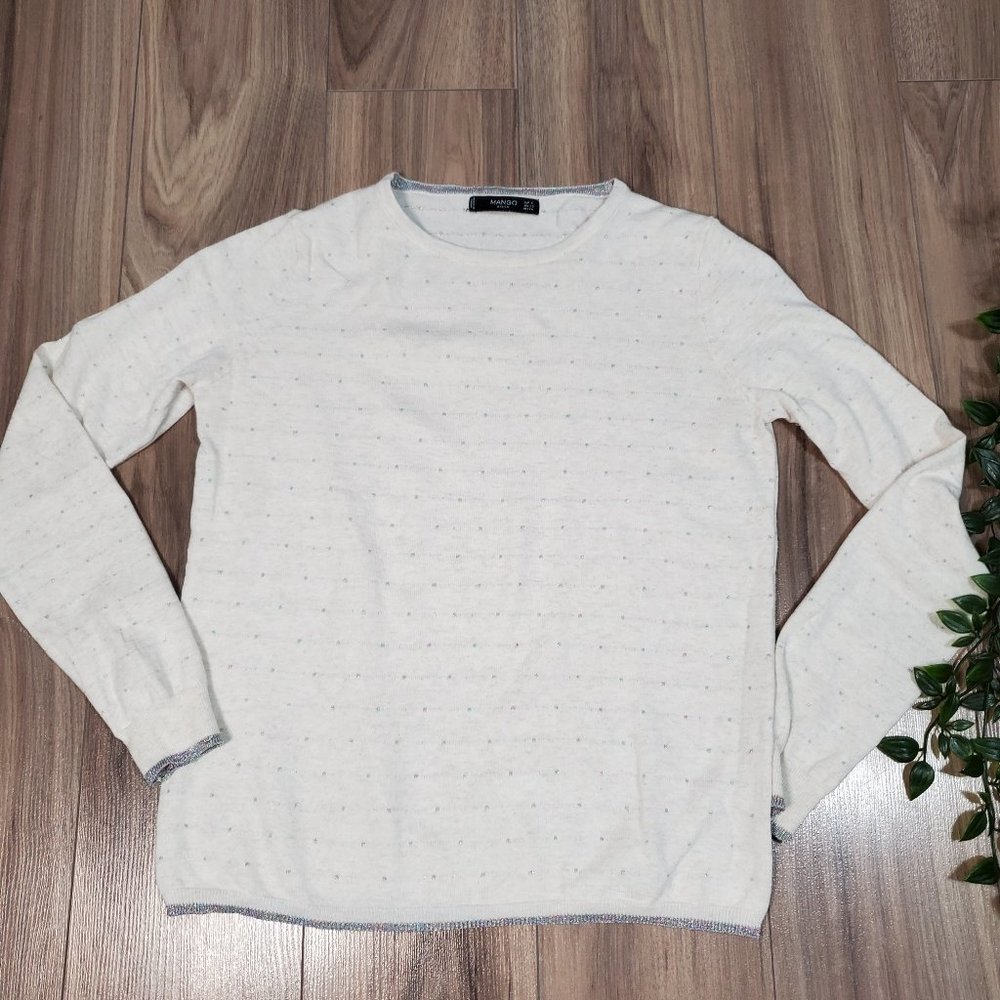 Cardigan white - soft & colors glitters